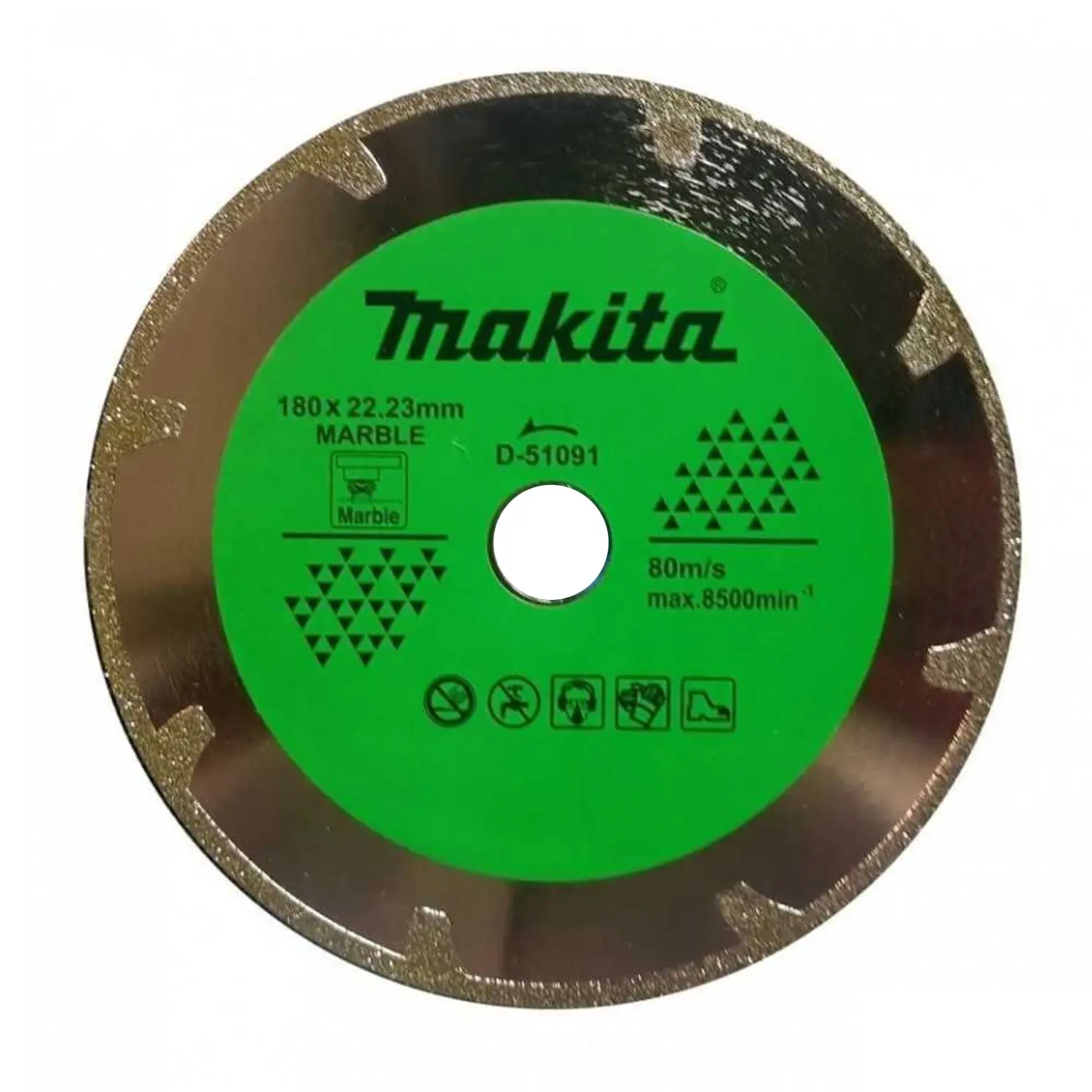 Disco Diamantado Electrochapado 180Mm.x22,23Mm.