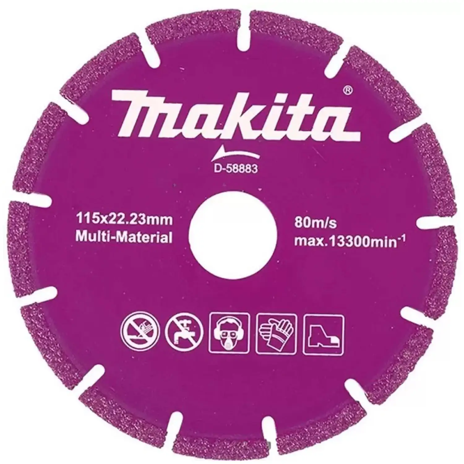 Disco Diamantado 115X22,23Mm. Seg, P/ Horm,Arm / Multimaterial