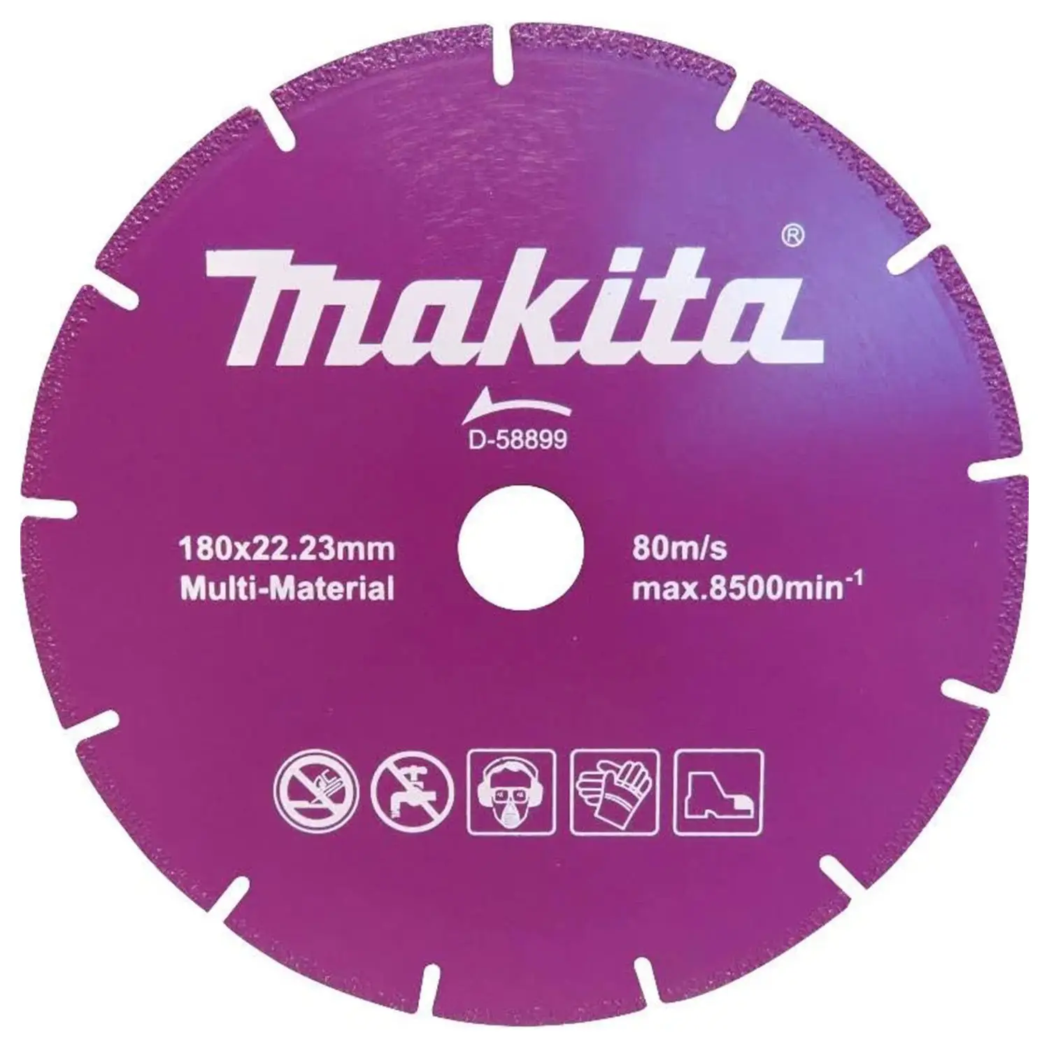Disco Diamantado 180X22,23Mm. Seg, P/ Horm,Arm / Multimaterial