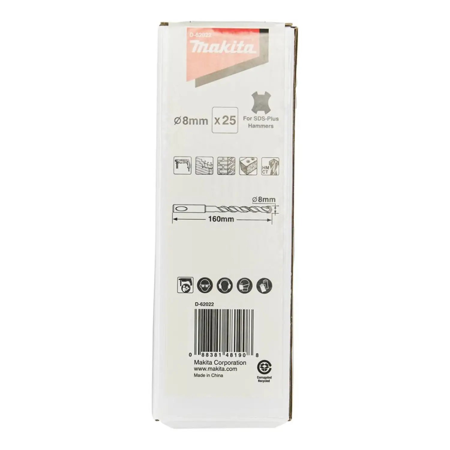Caja Brocas Sds Plus (25 Pcs.) 8X160