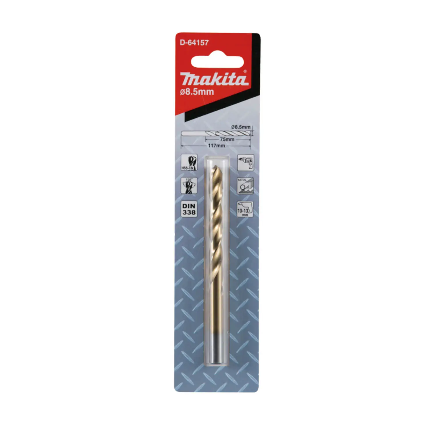 Broca Metal Hss-Tin 1Pc8,5×117(75)