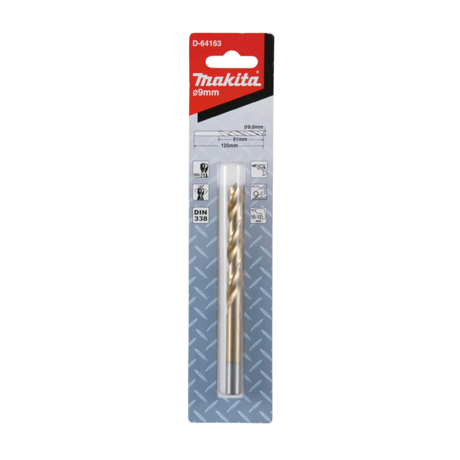 Broca Metal Hss-Tin 1Pc9×125(81)
