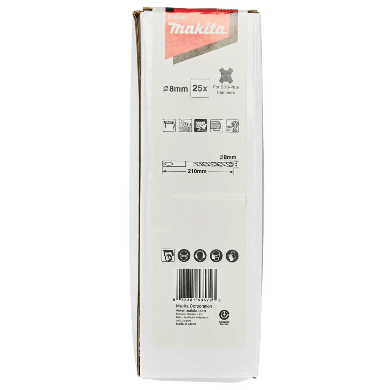 Caja Brocas Sds Plus (25Pcs.) 8X210