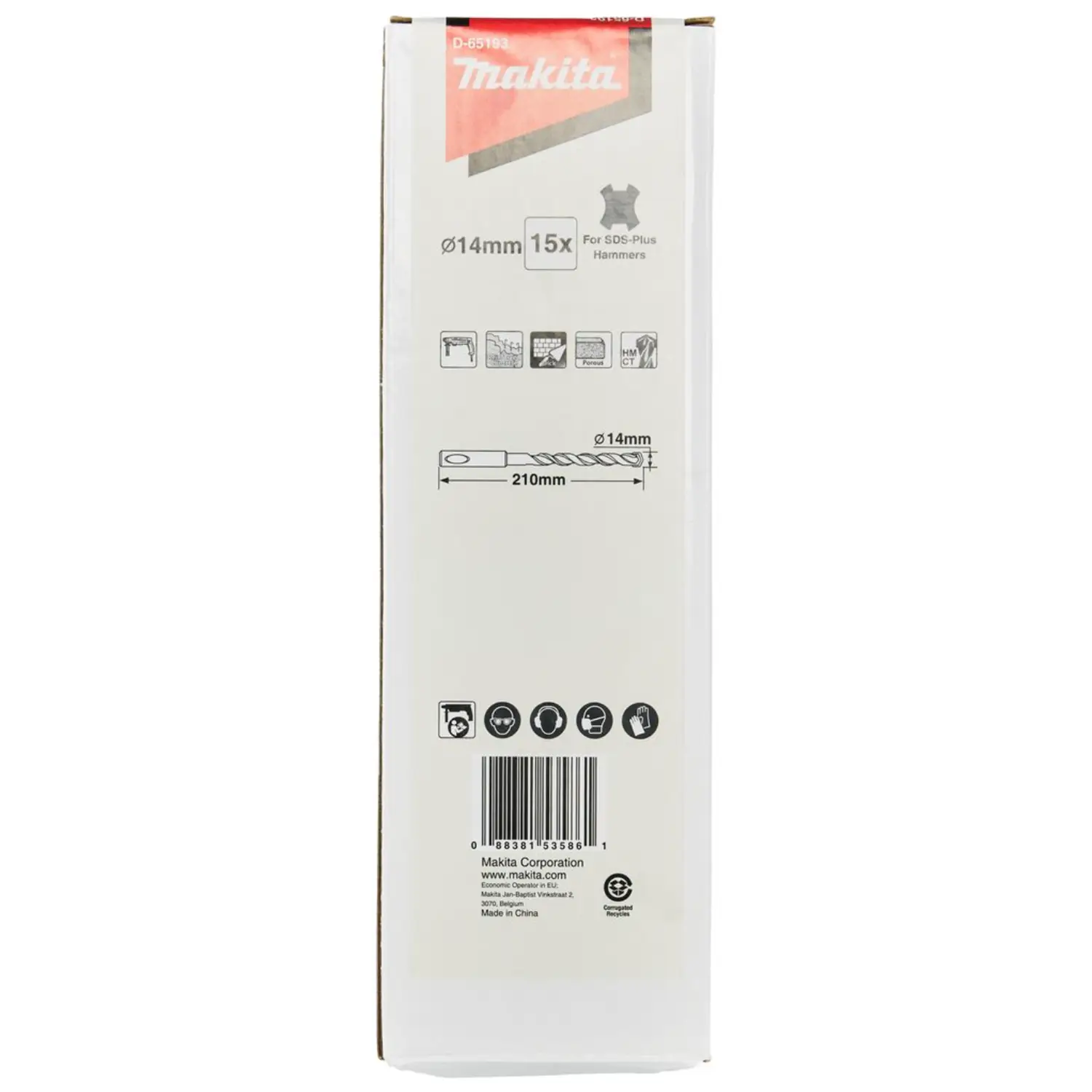 Caja Brocas Sds Plus (15Pcs.) 14X210