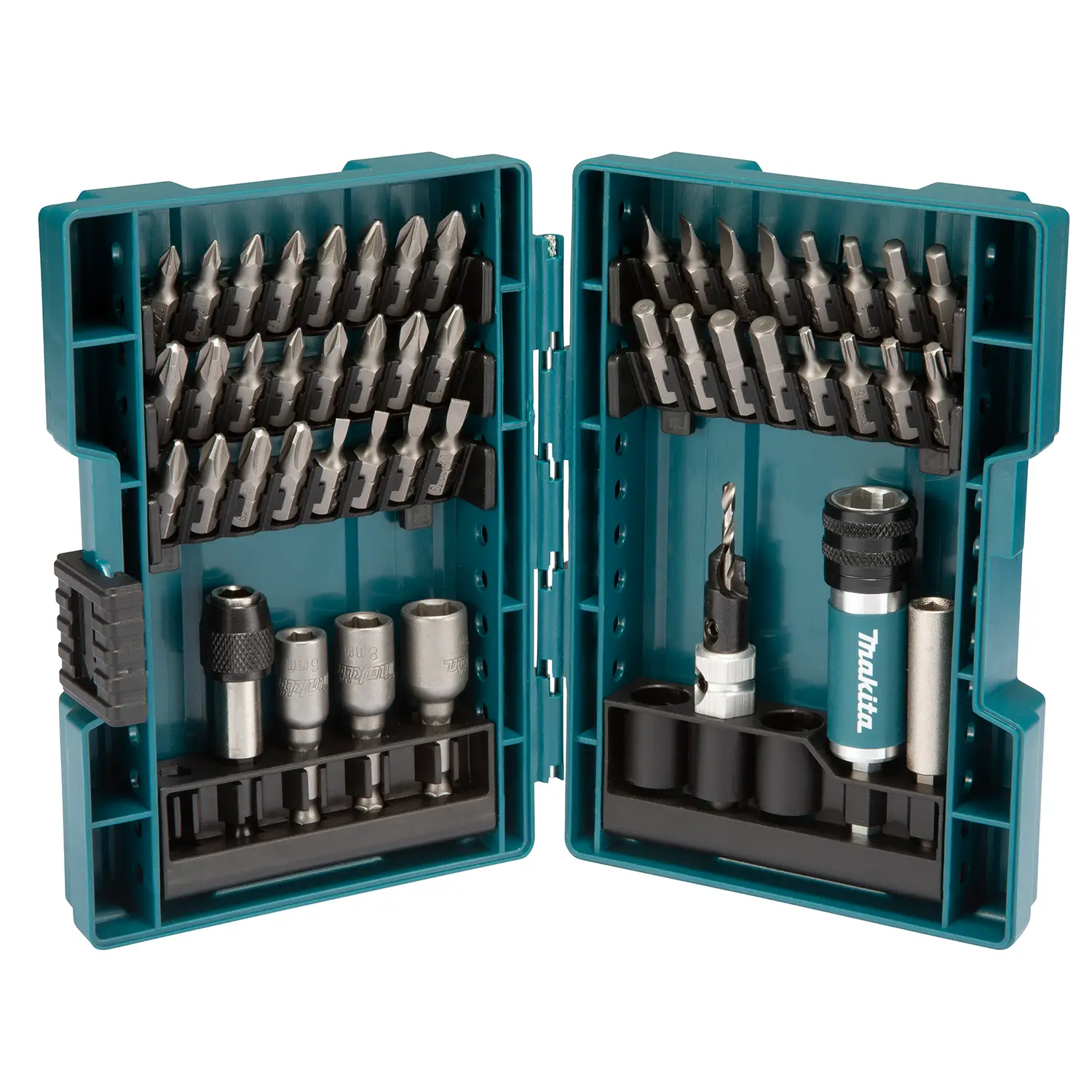 Set Puntas 47Pzs Vasos Y Mandril, Guia Avellanado