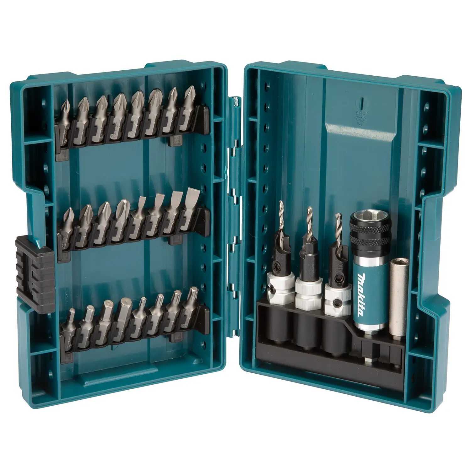 Set Puntas 29Pzs Guia Avellanado, Adaptador