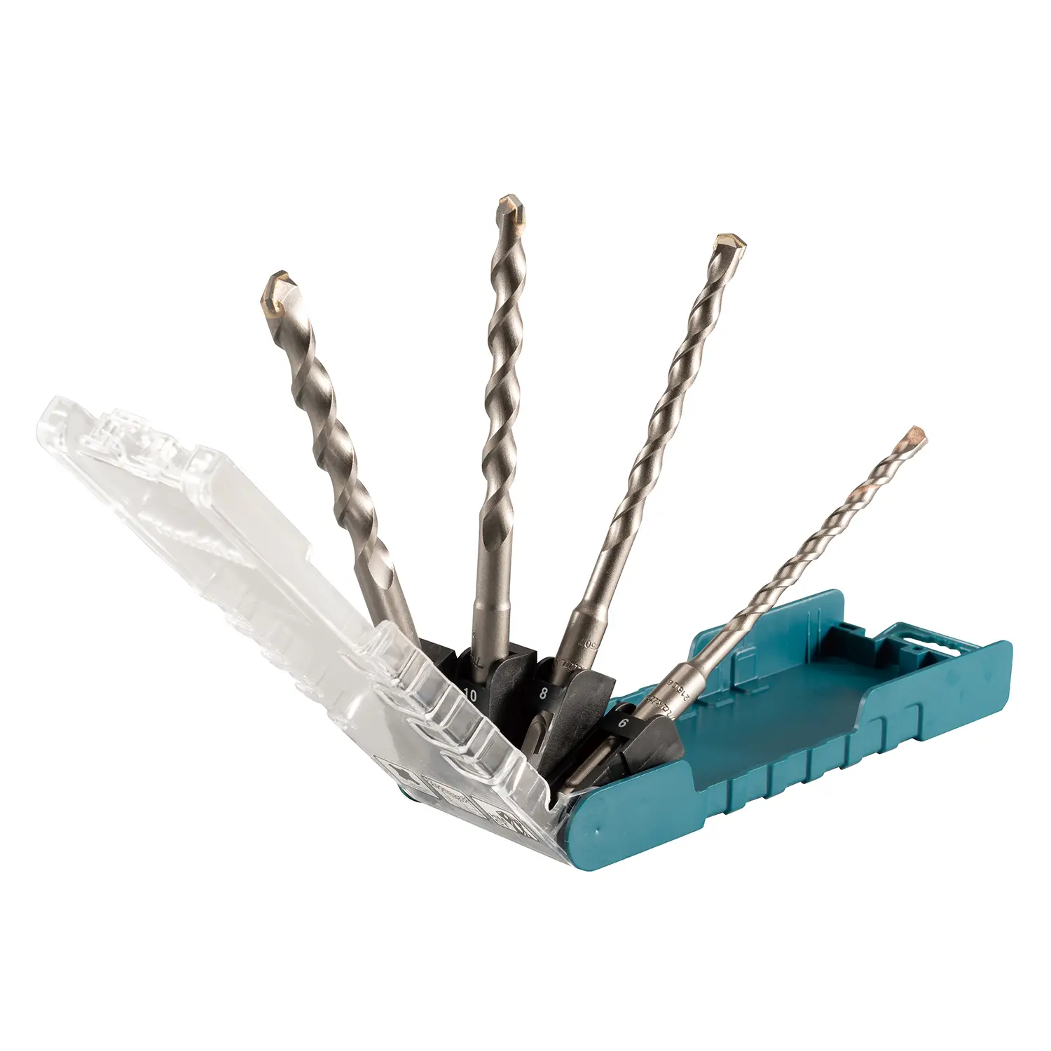 Set Brocas Sds Plus 4Pzs (6, 8,10, 12 X 160Mm.)