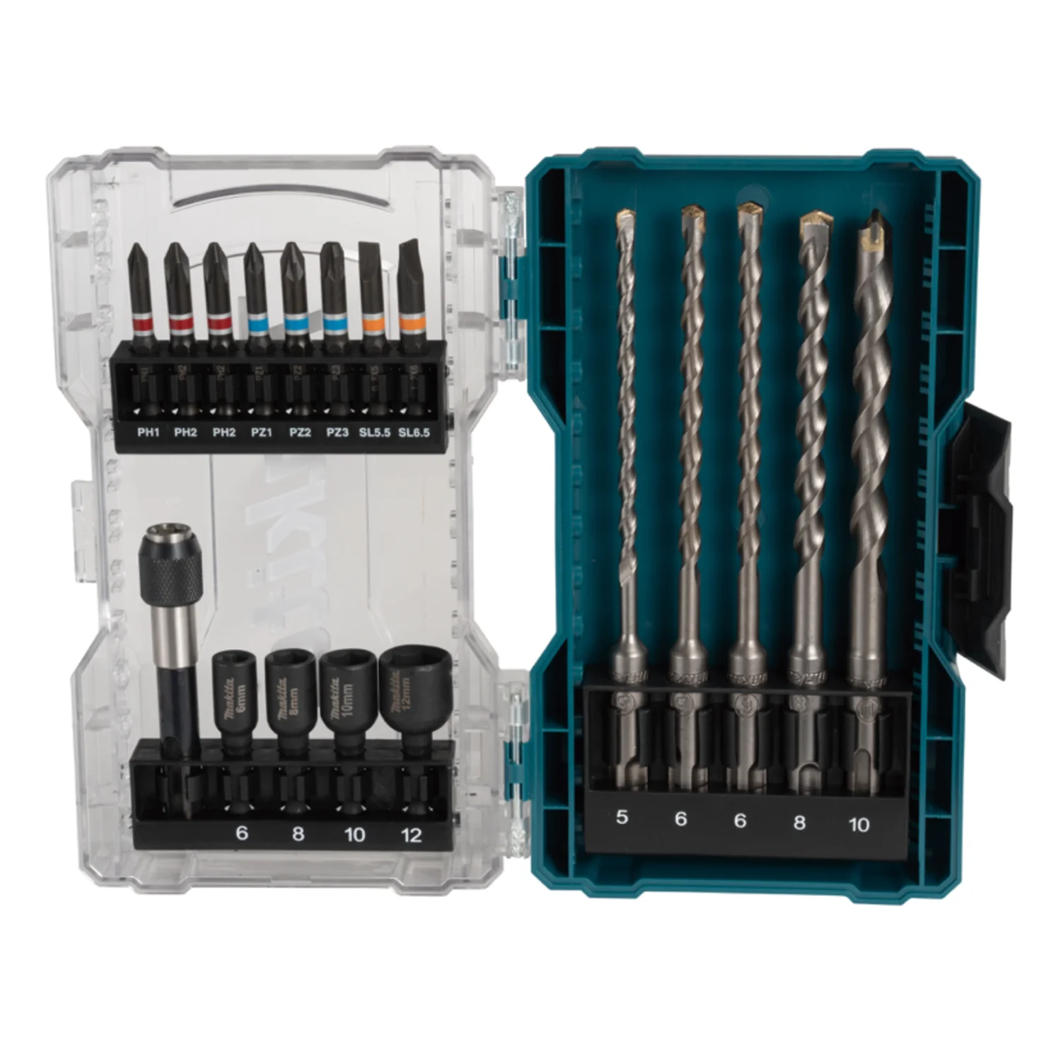 Set 18Pzs Brocas Sds Plus Y Puntas, Mz
