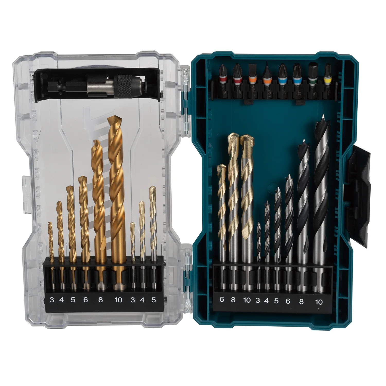 Set 27Pzs Brocas Met/Mad/Cocr Y Puntas, Mz