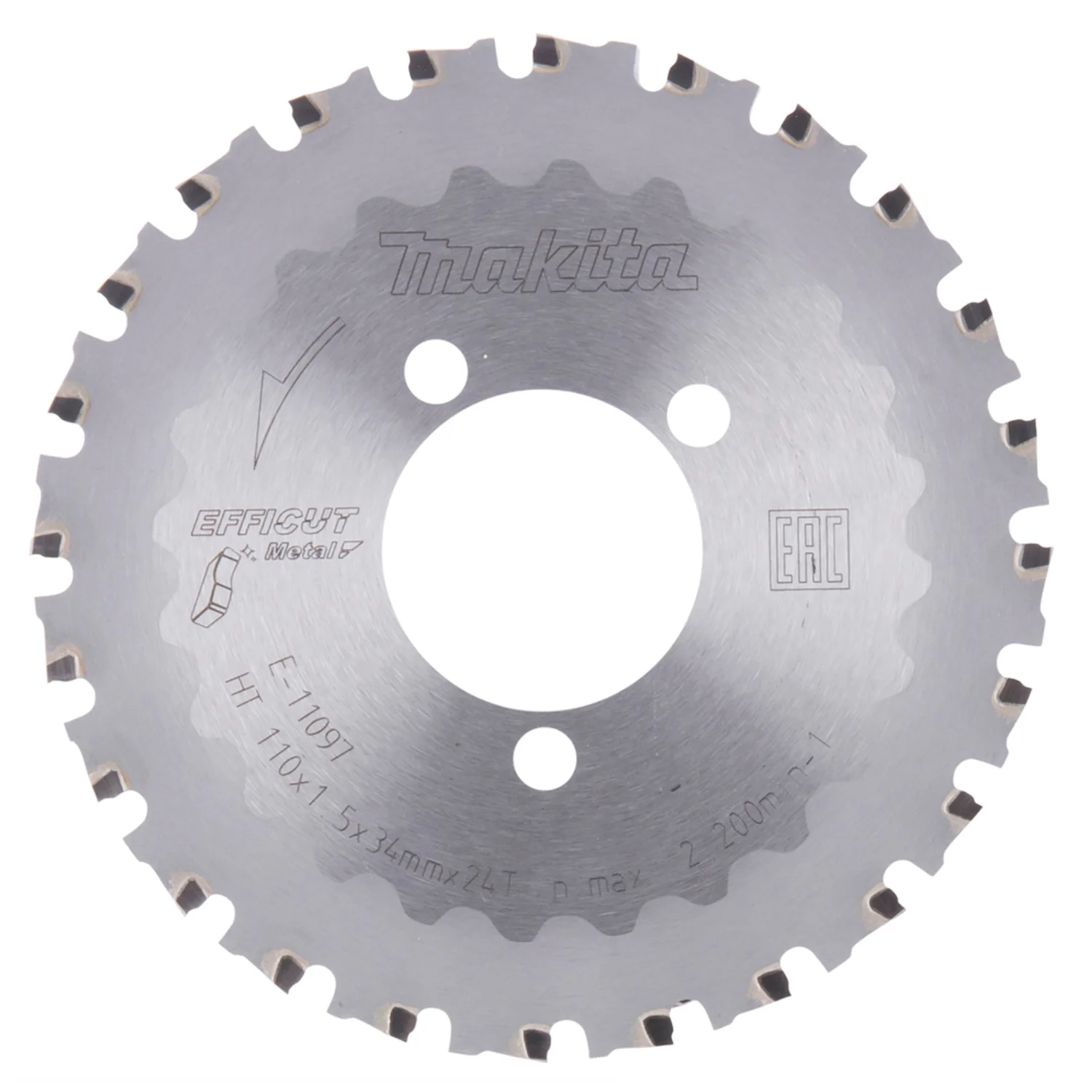 Disco Sierra Efficut Metal 110Mm. X 34Mm. X 24T Dsc251 Cortador Varillas