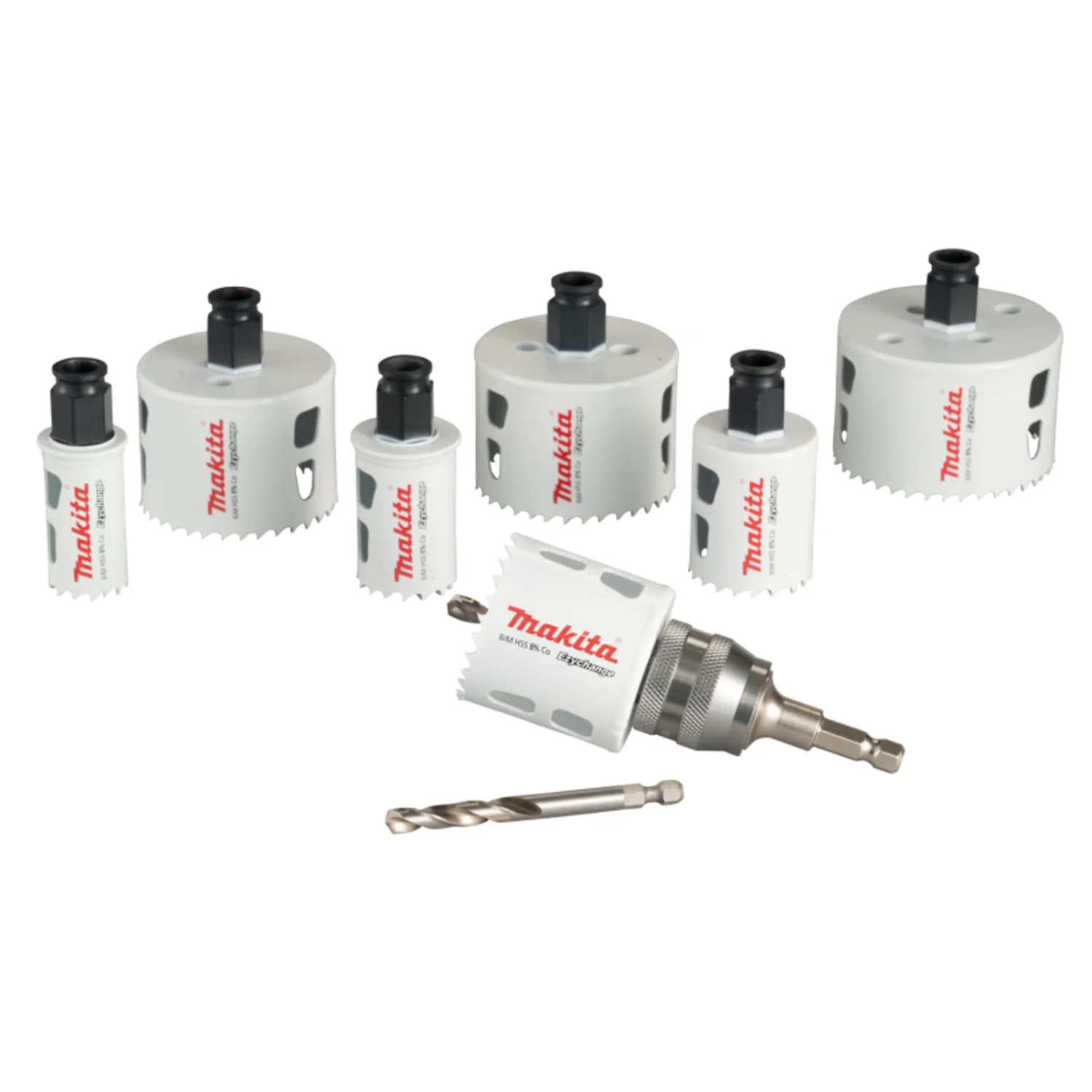 Set Sierra Copa Ezychankit De 10Pcs. Bim 25/32/40/51/65/68/76Mm. Adaptador