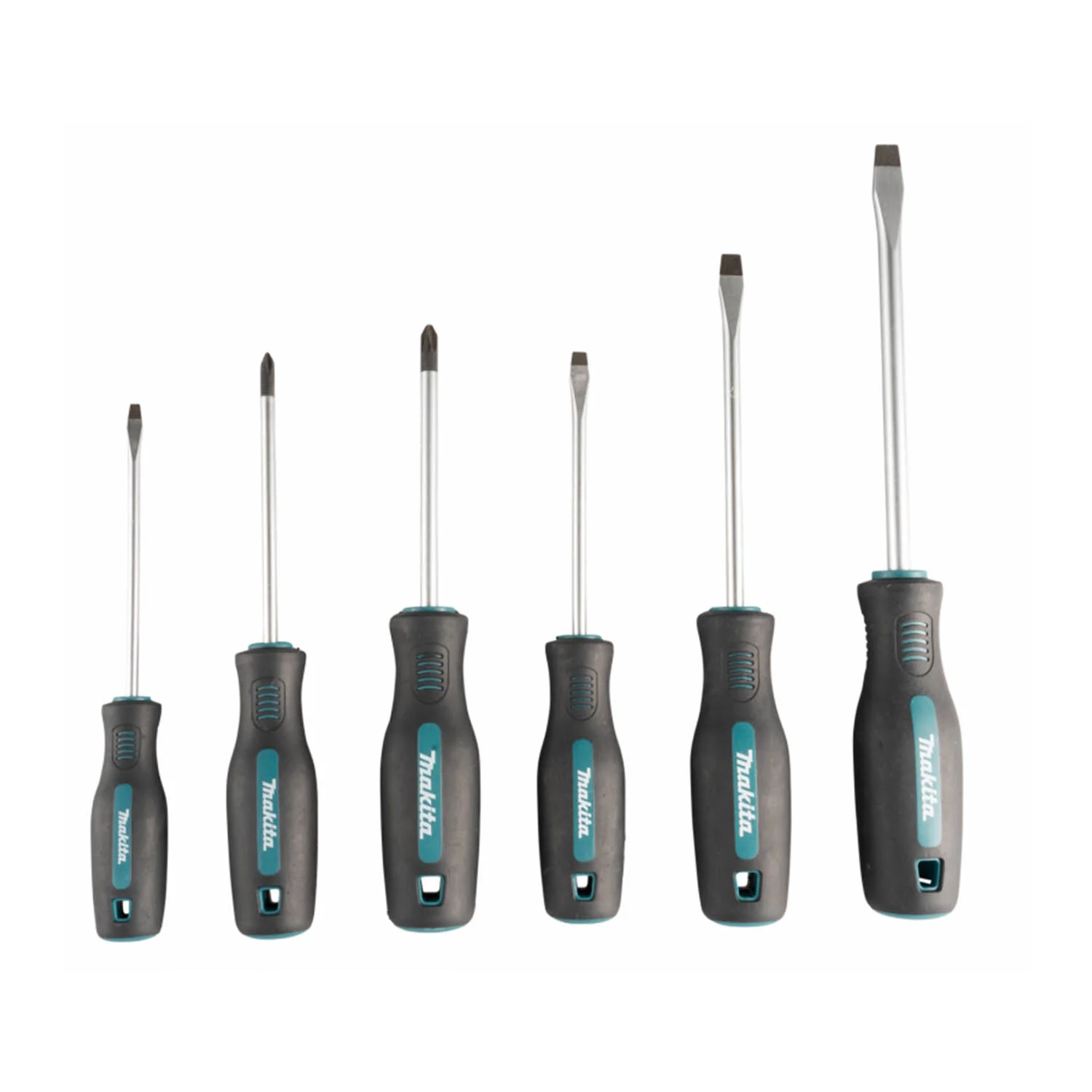 Set Destornilladores 6Pcs. Ph1X100, Ph2X100, Sl4,0X100, Sl5,5X100, Sl6,5X1