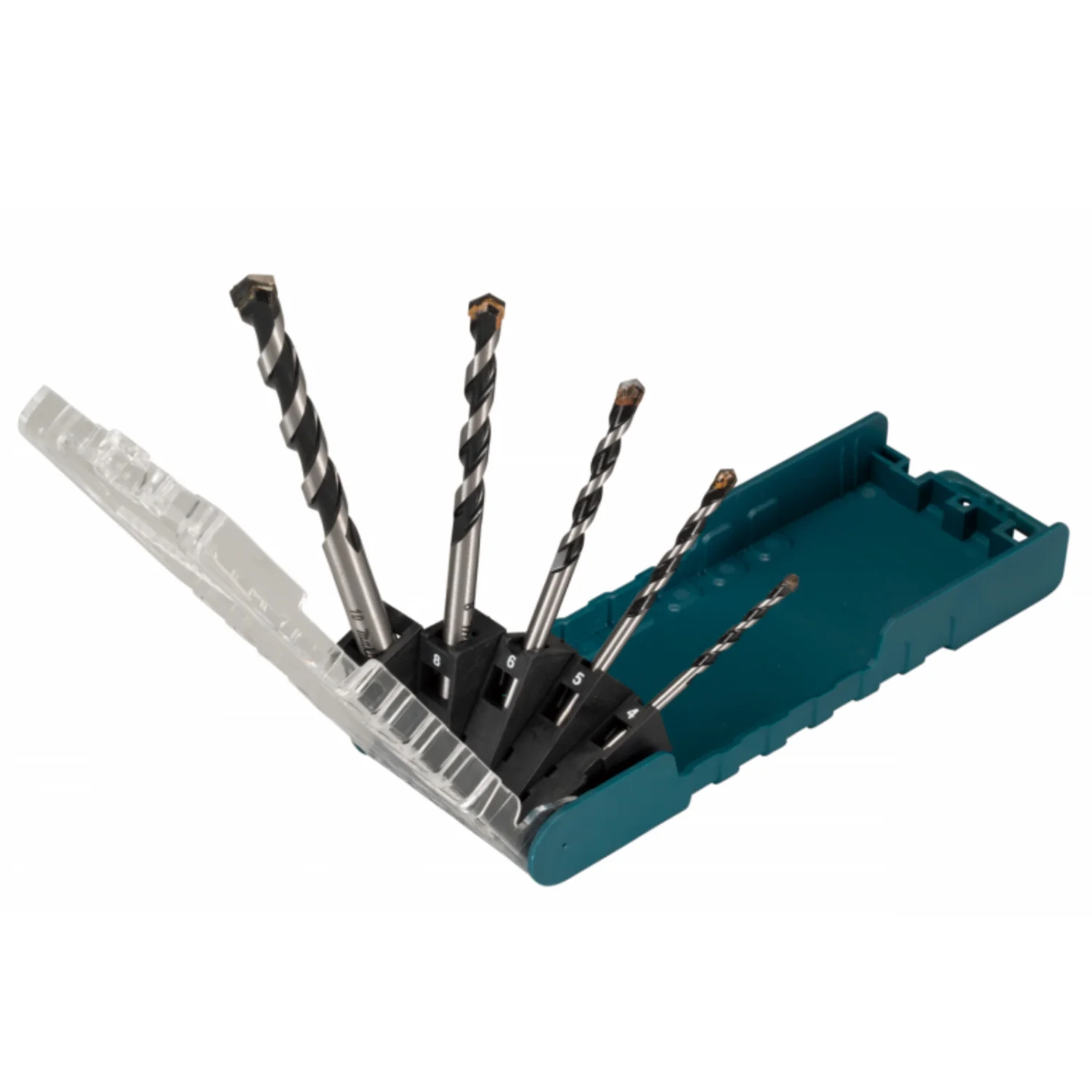 Set Brocas Multimaterial Toma Cilindrica 5Pzs (4,5,6,8,10Mm.)