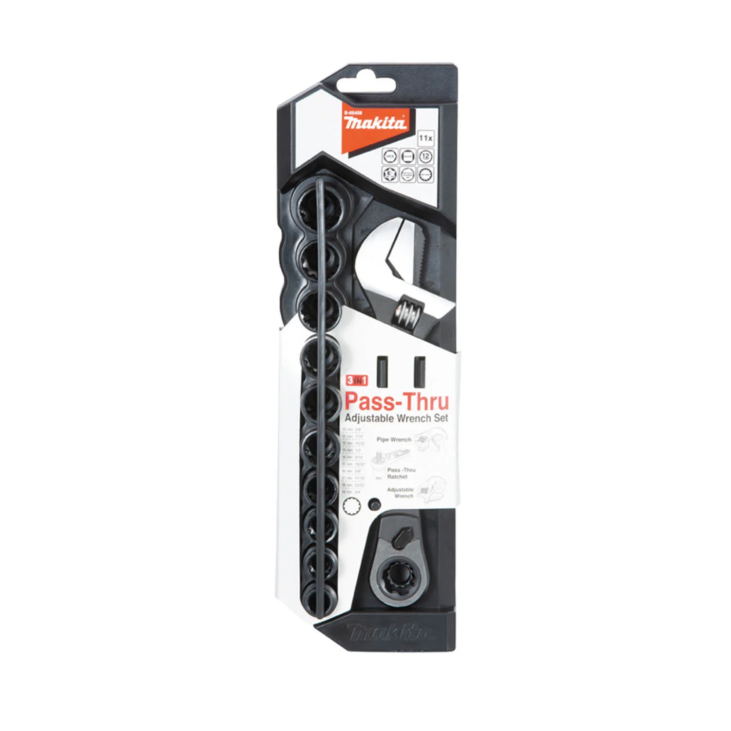 JUEGO LLAVE AJUSTABLE 11PZS