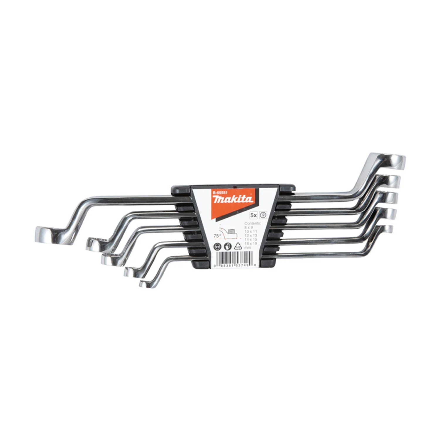 SET LLAVES ESTRIAS 5Pzs 8×9, 10×11, 12×13, 14×15, 18x19mm