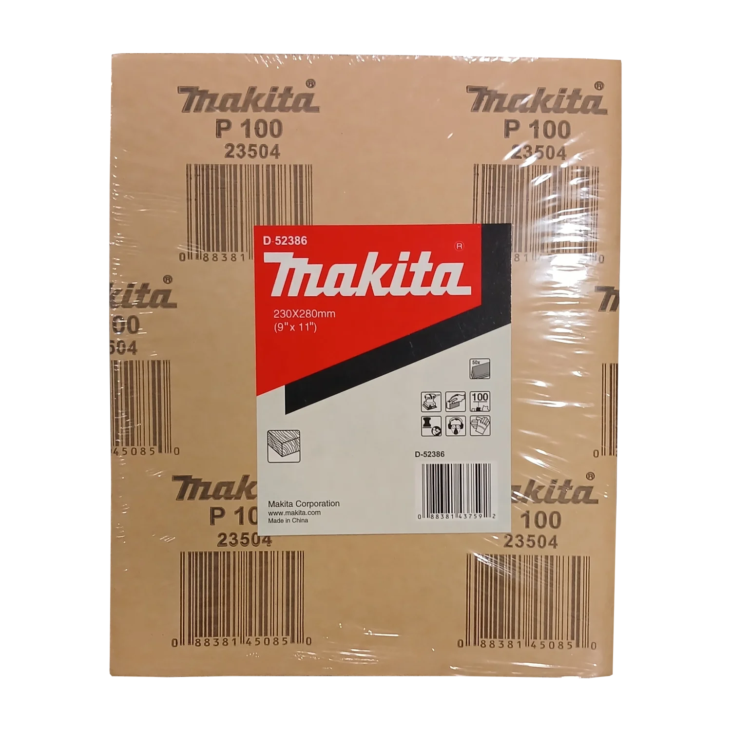 Lija Manual para Madera 230x280mm Grano 10050pzs