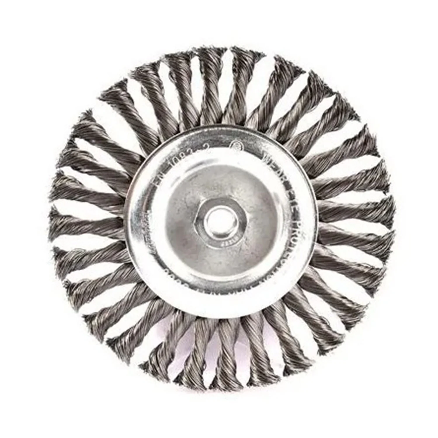 RUEDA PLANA DE ALAMBRE TRENZADO 115mm x M14 – 0.50mm