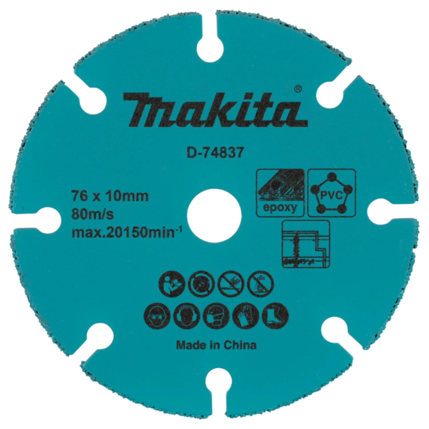 DISCO DE CARBURO TUGSTENO 76x10mm