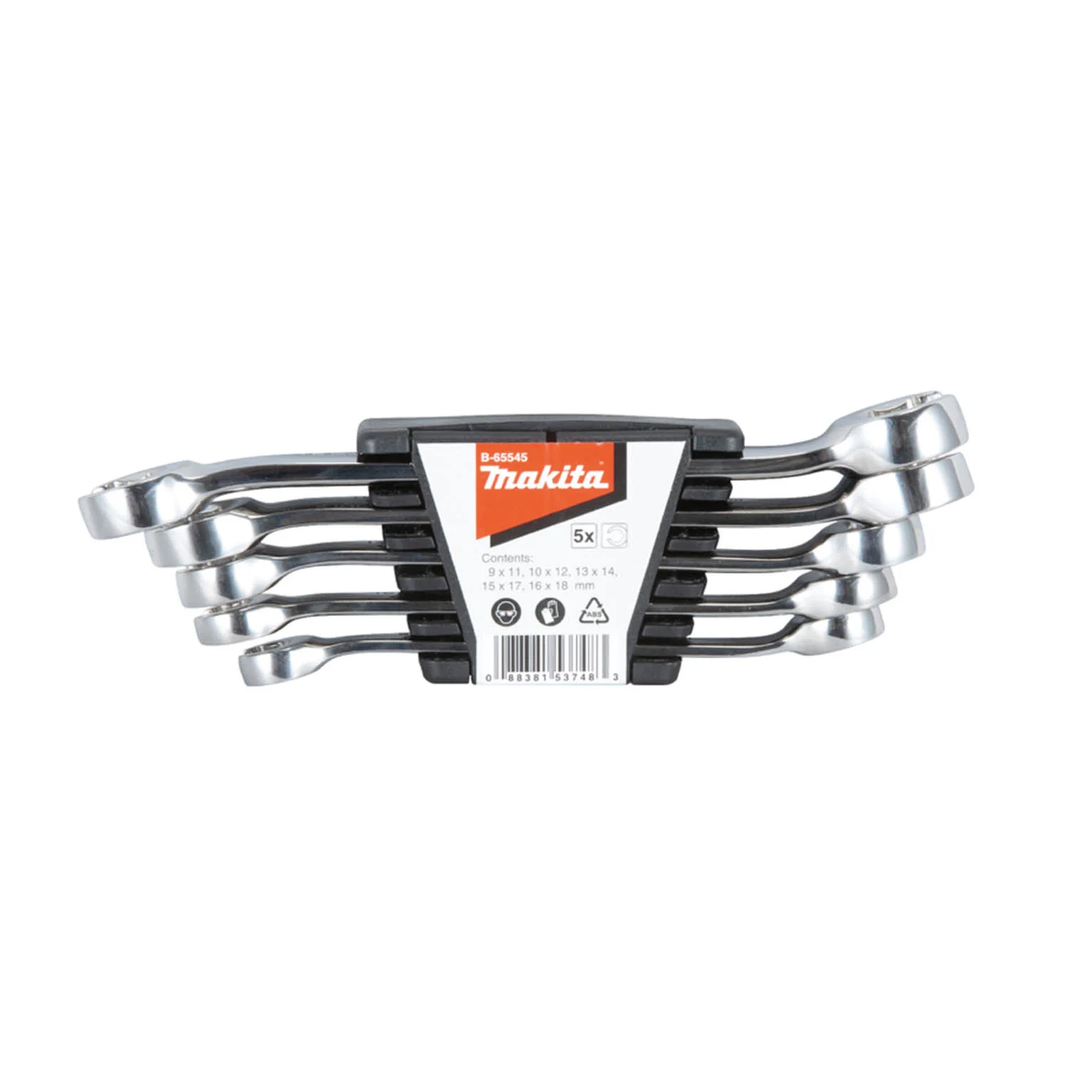 SET LLAVES 5pzs (mm) 9×11. 10×12. 13×14.15×17. 16x18mm