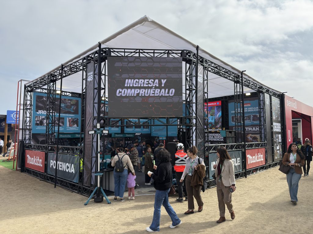 Stand Makita Chile en Exponor 2026 Antofagasta